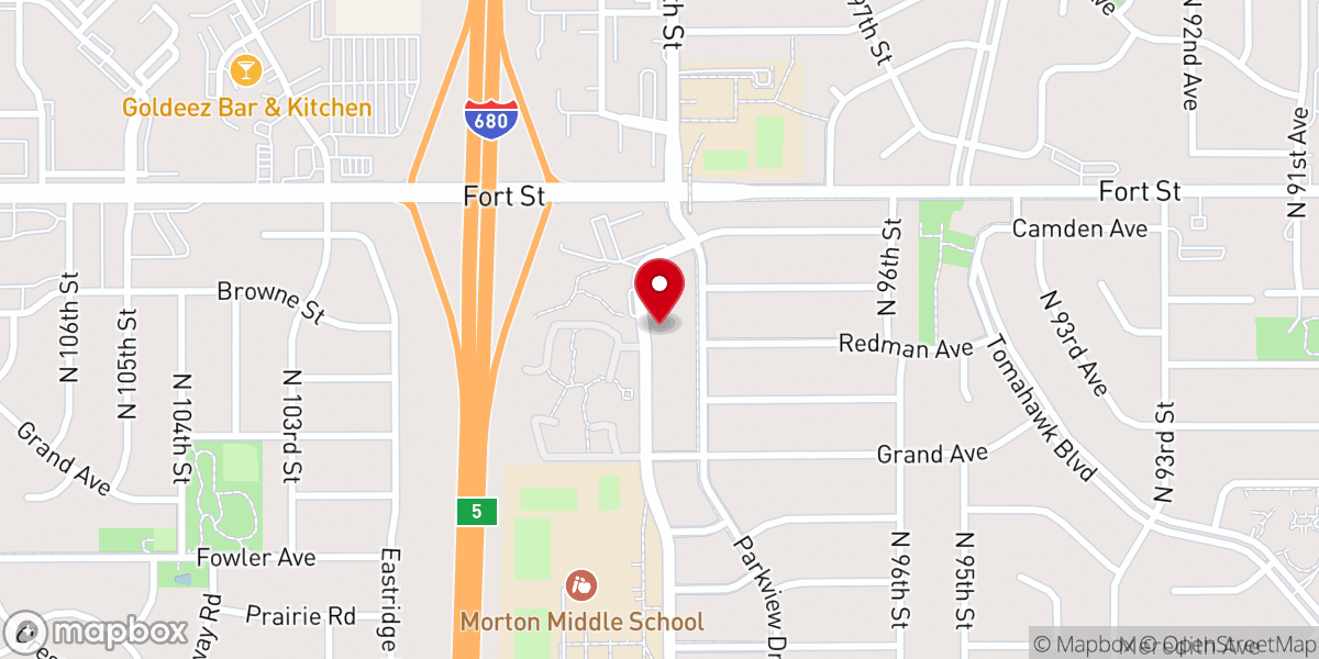 Map showing location of Sovereign Grace Church