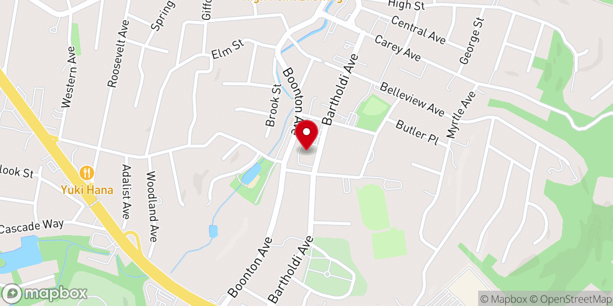 Map showing location of Franciscan Ministry of the Word
