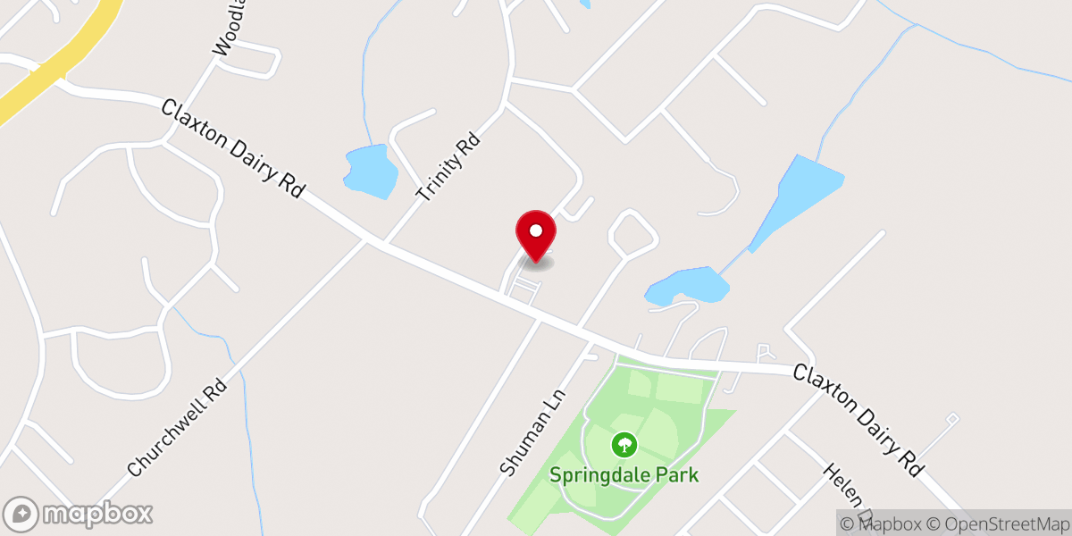 Map showing location of Dublin Church of God