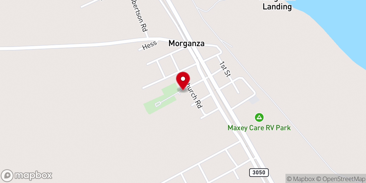 Map showing location of Saint Ann Catholic Church