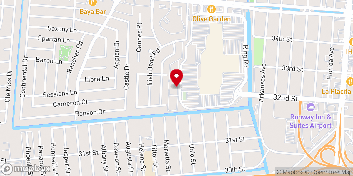 Map showing location of Church of the King - West Esplanade
