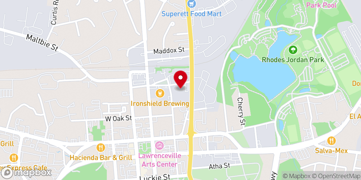 Map showing location of New City Church