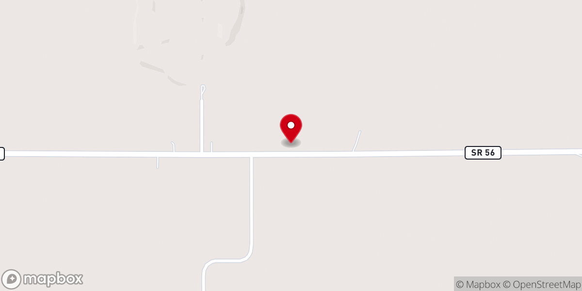 Map showing location of Mt Olive General Baptist Church