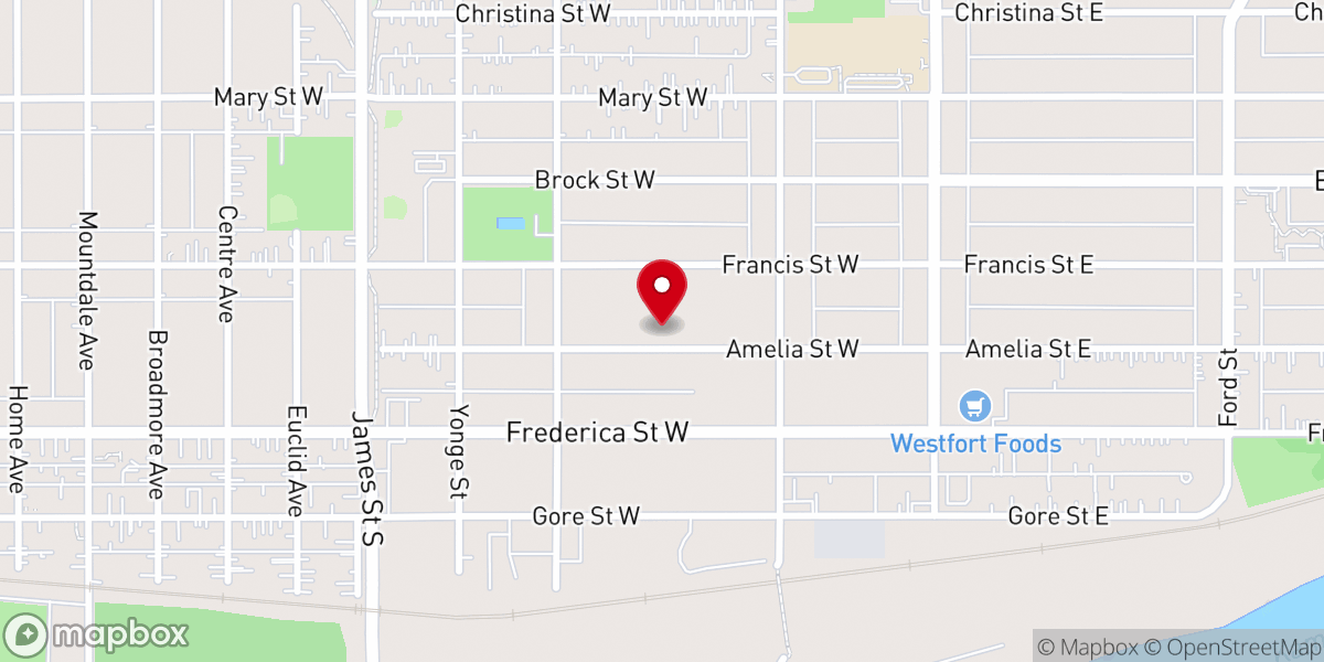 Map showing location of The Gathering Place