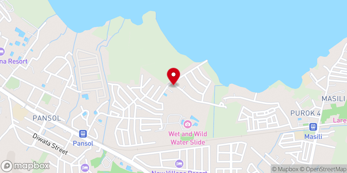 Map showing location of catholic church