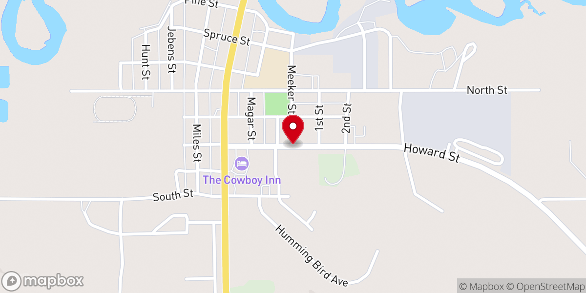 Map showing location of Our Lady of the Sage