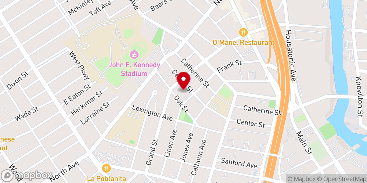 Map showing location of Saint Raphaels Church