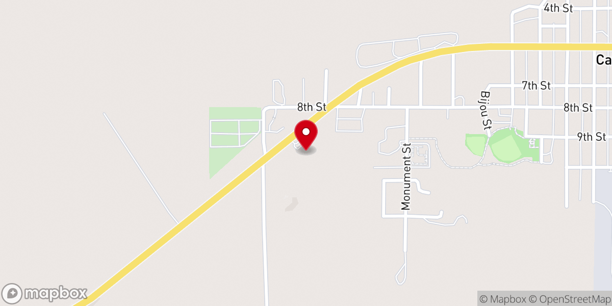 Map showing location of St Paul Lutheran Church