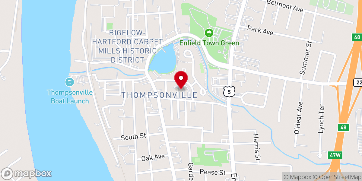 Map showing location of Templo Pentecostal Senda Antigua, 95 High St, Enfield Ct