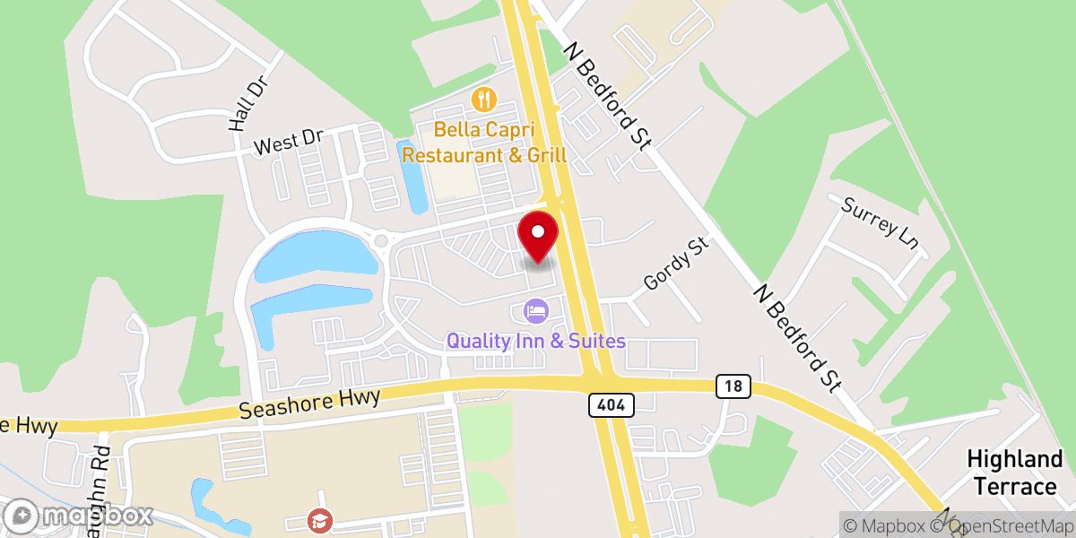 Map showing location of Tru by Hilton Georgetown
