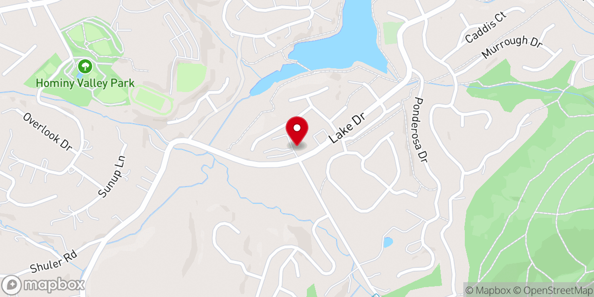 Map showing location of The Matthew Giving Project