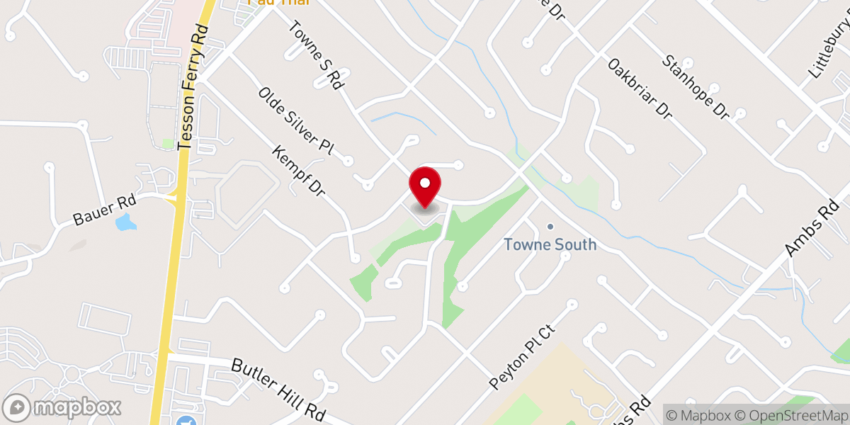 Map showing location of Prince of Peace UCC