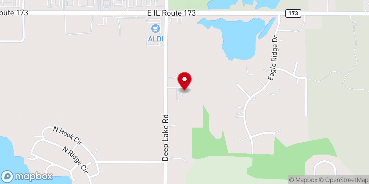 Map showing location of Beautiful Savior Lutheran Church