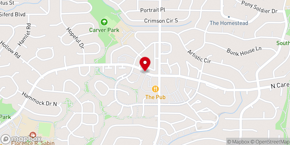 Map showing location of Roots and Wings Ministries International