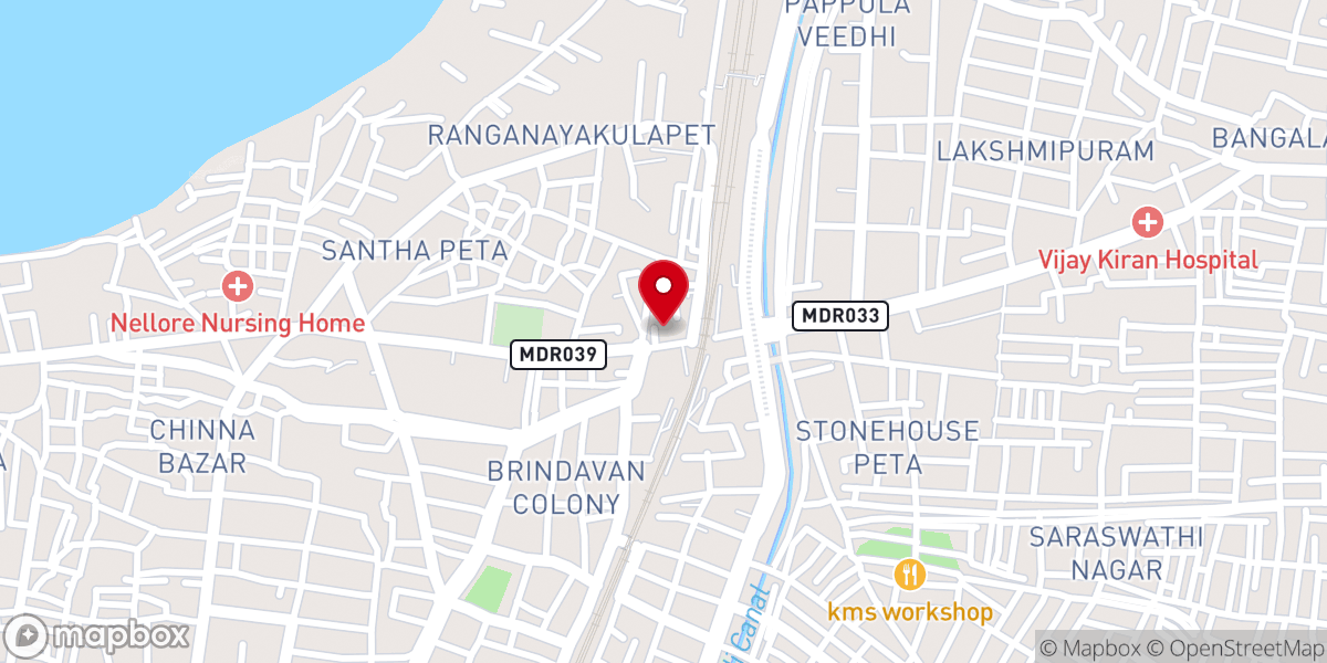 Map showing location of The Lone Star Telugu Baptist Church