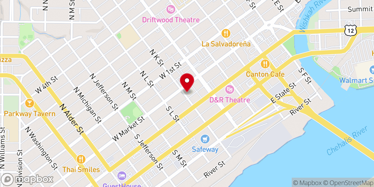 Map showing location of Harbor Calvary Chapel