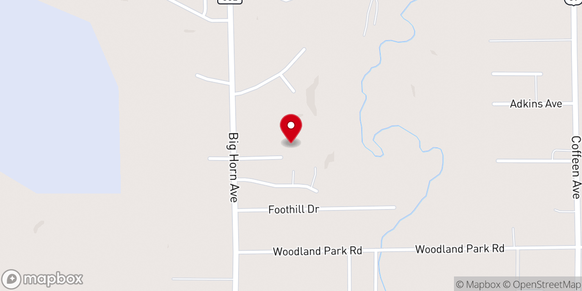 Map showing location of Celebrate Recovery of Sheridan Wyoming