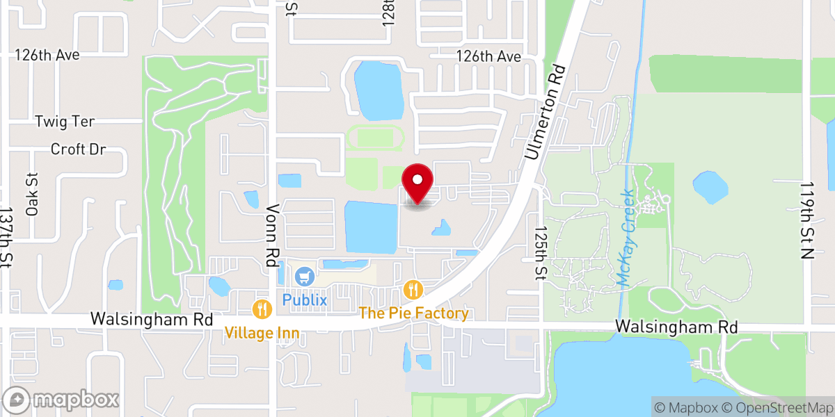 Map showing location of Recreation Outreach Ministry