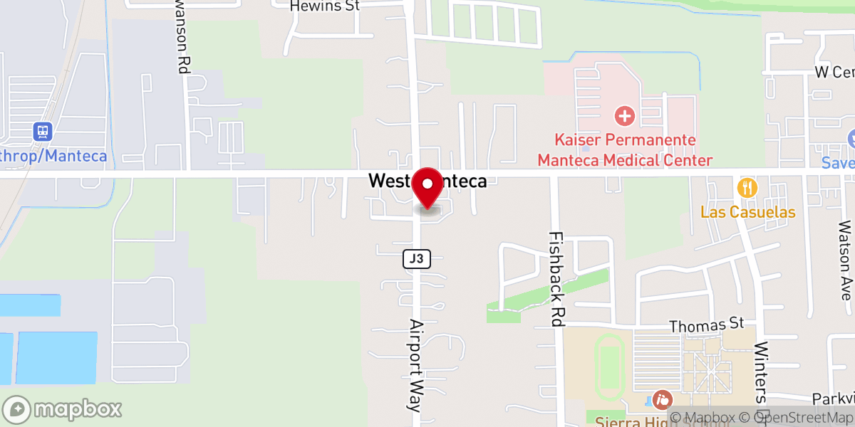 Map showing location of Nueva Vida Asamblea De Dios