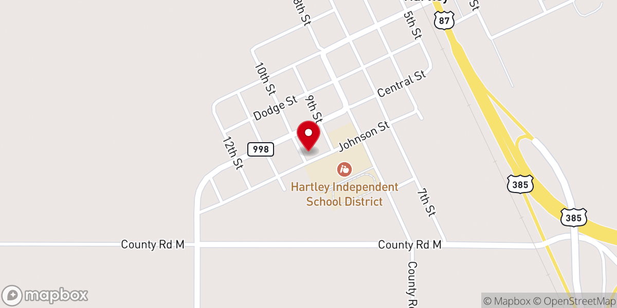 Map showing location of First Baptist Church