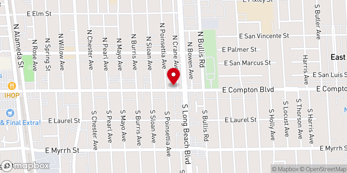 Map showing location of Power of Praise Full Gospel Church