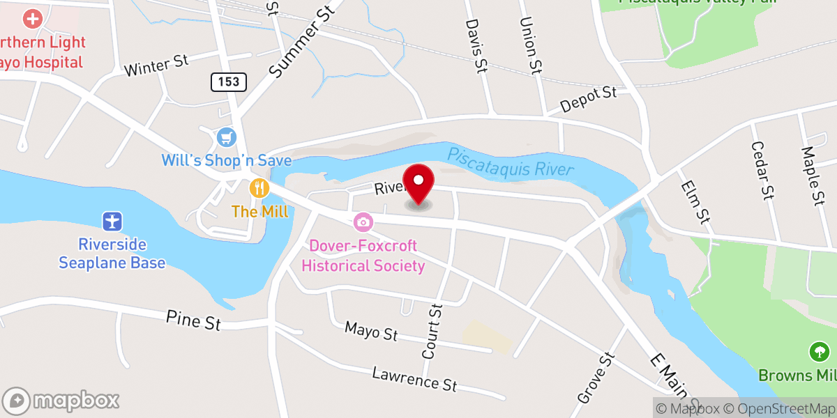 Map showing location of Discovery Bible Church