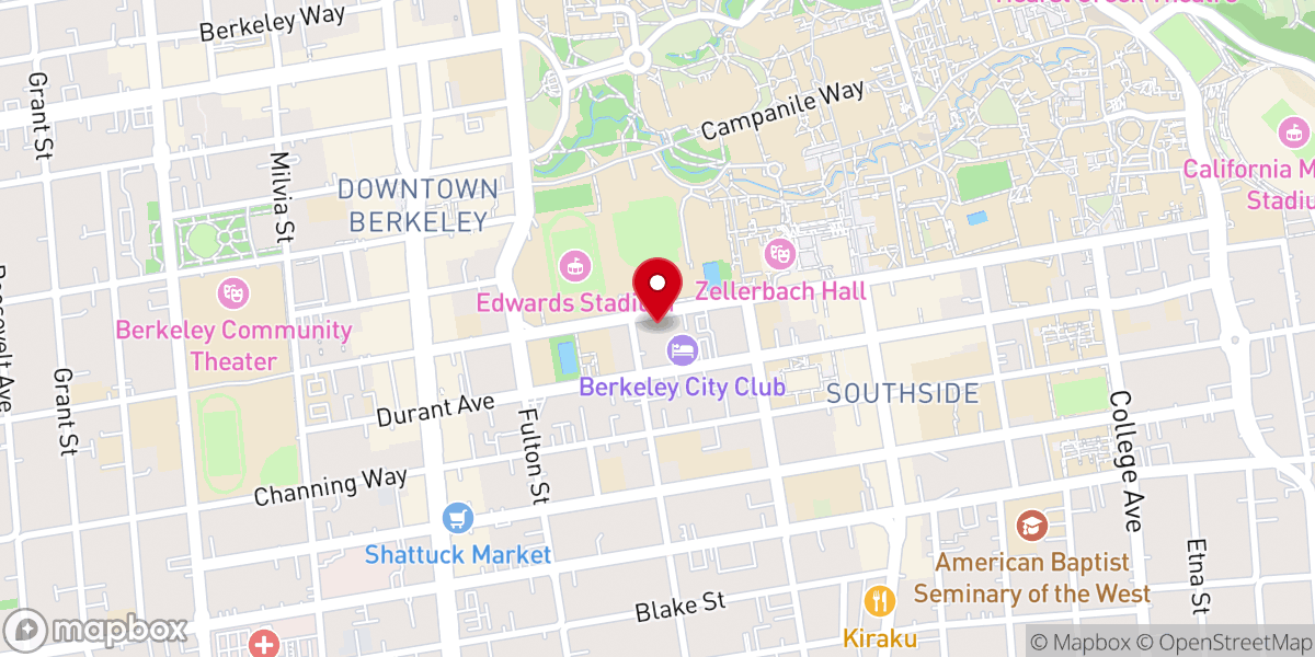 Map showing location of Saint Mark's Episcopal Church