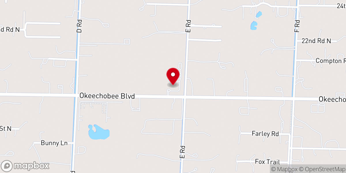 Map showing location of Community of Hope Loxahatchee Campus