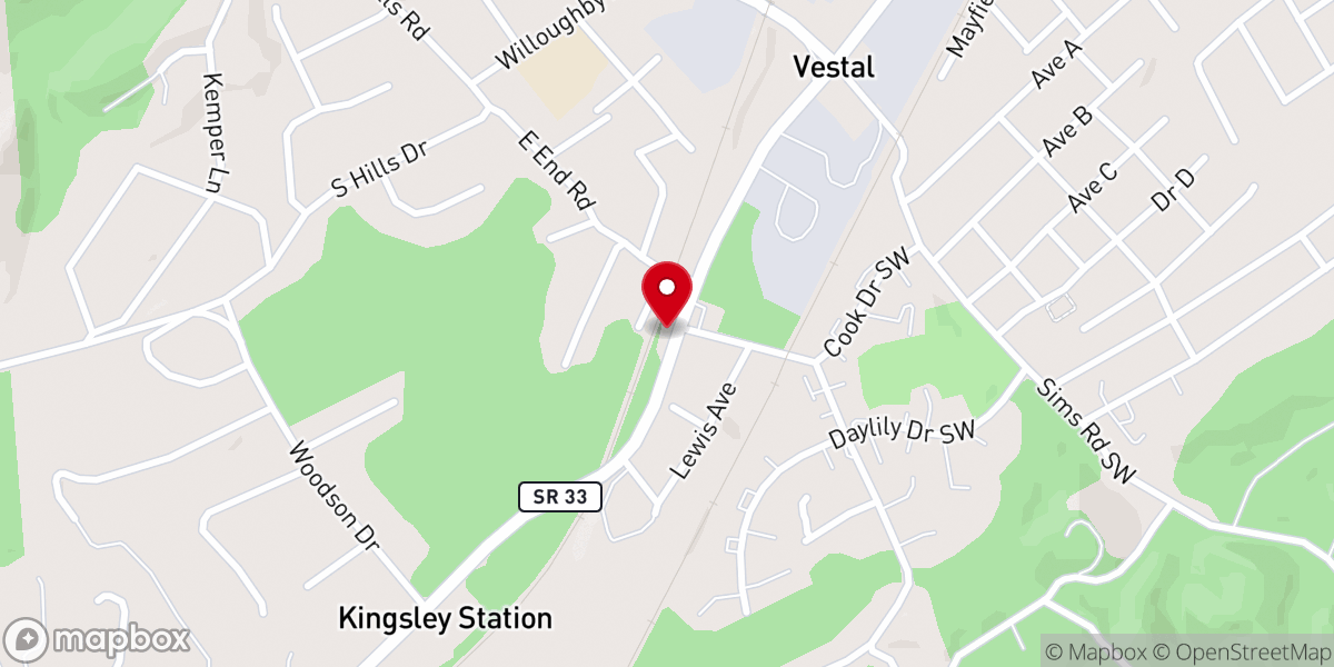 Map showing location of St Matthews Glorious Church