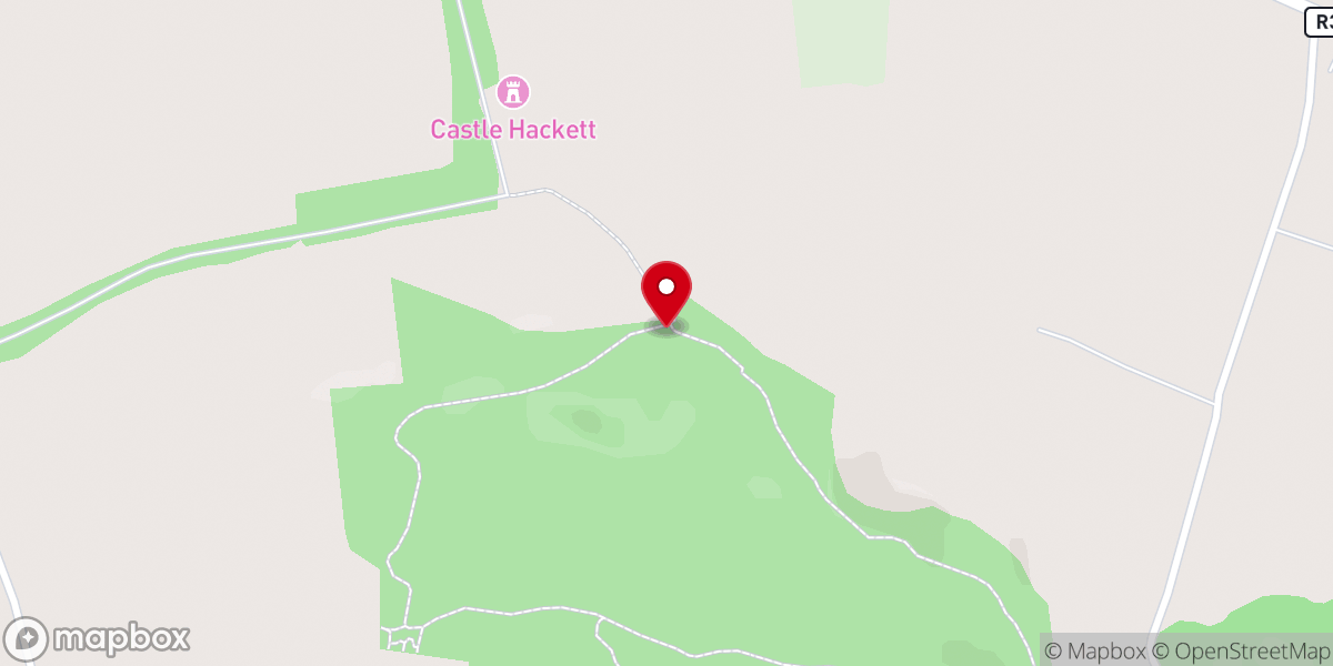 Map showing location of Knockma Wood