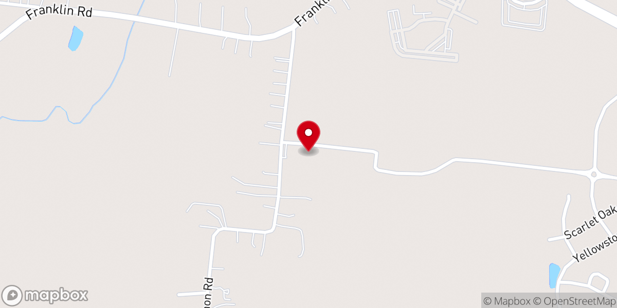 Map showing location of Bartons Creek Church