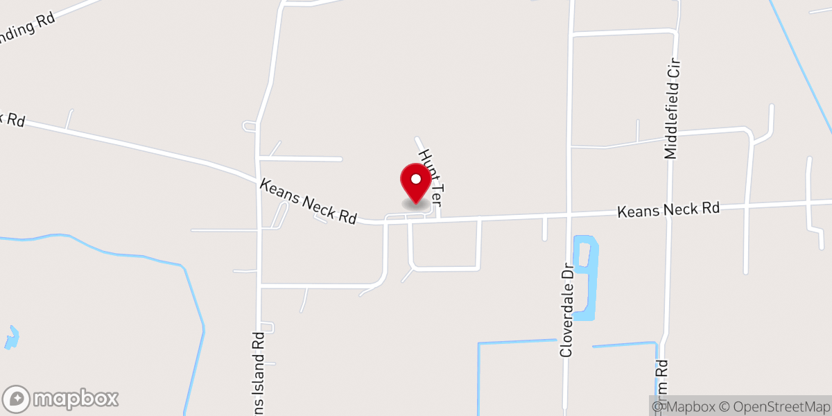 Map showing location of Mount Carmel Baptist Church