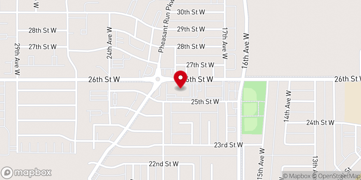 Map showing location of LifeChurch Assembly of God