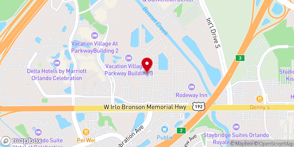 Map showing location of Church of Spiritual Awakening