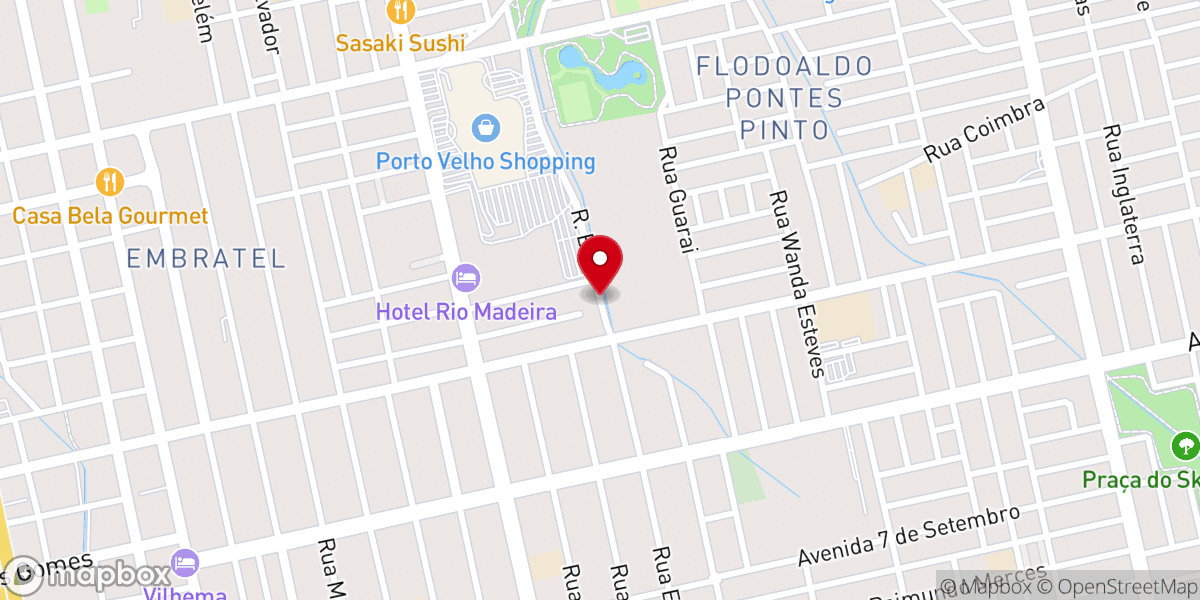 Map showing location of Comunidade Batista Vida - Pvh