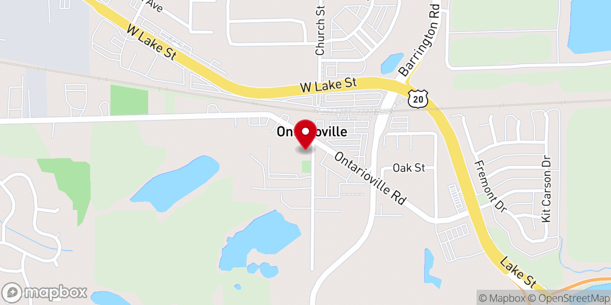 Map showing location of Community of Hope Church