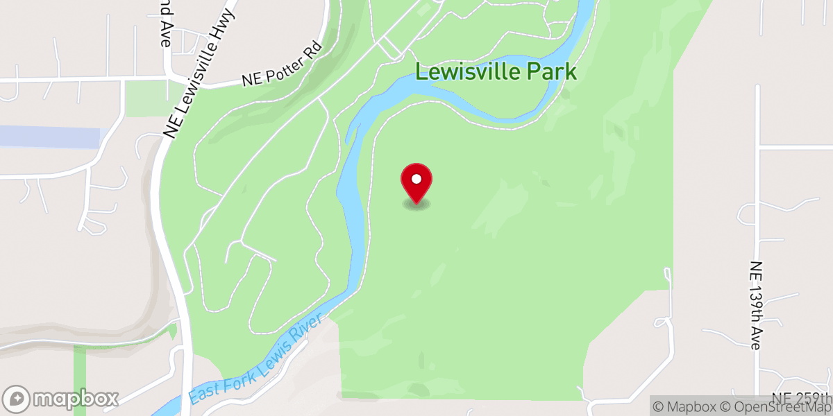 Map showing location of Camp Hope of SW WA in Battle Ground