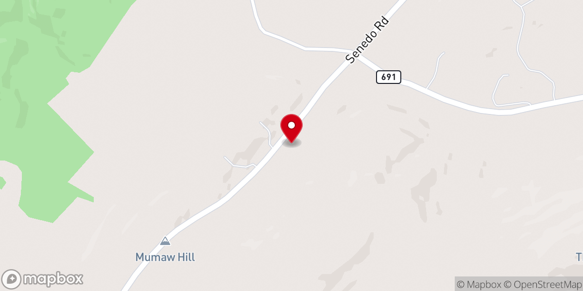 Map showing location of St Jacob's Lutheran Church