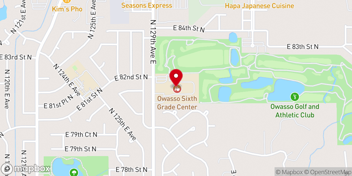 Map showing location of Tapestry United Methodist Church Meets Here