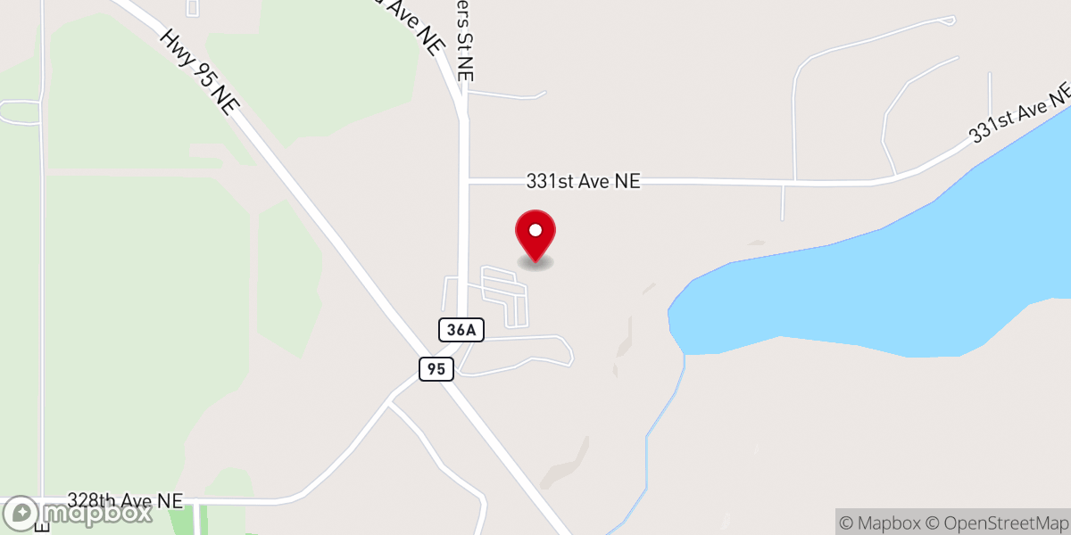 Map showing location of New Hope Community Church