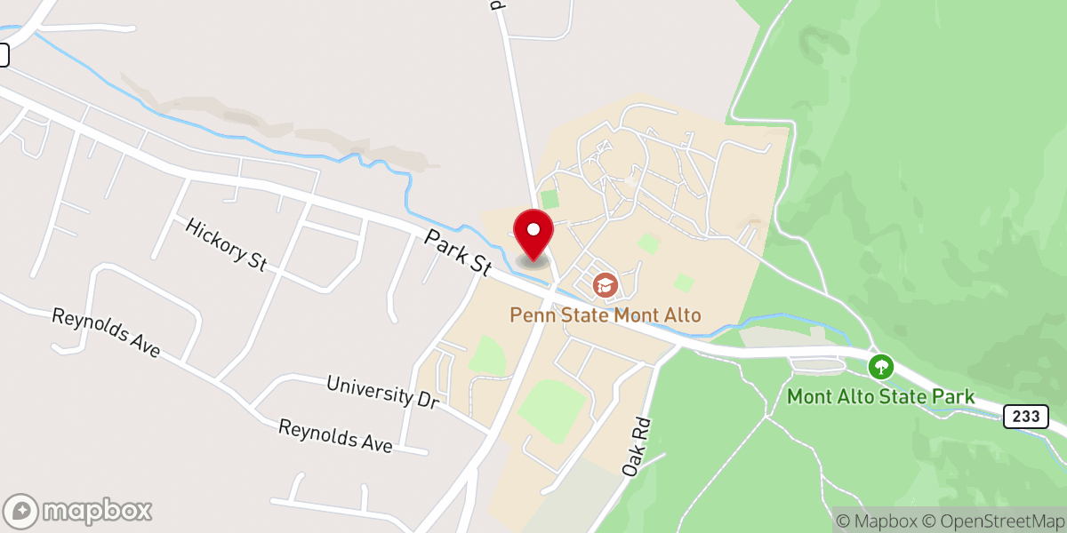 Map showing location of Emmanuel Chapel