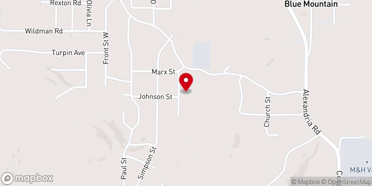 Map showing location of Joyview Heights Church of God