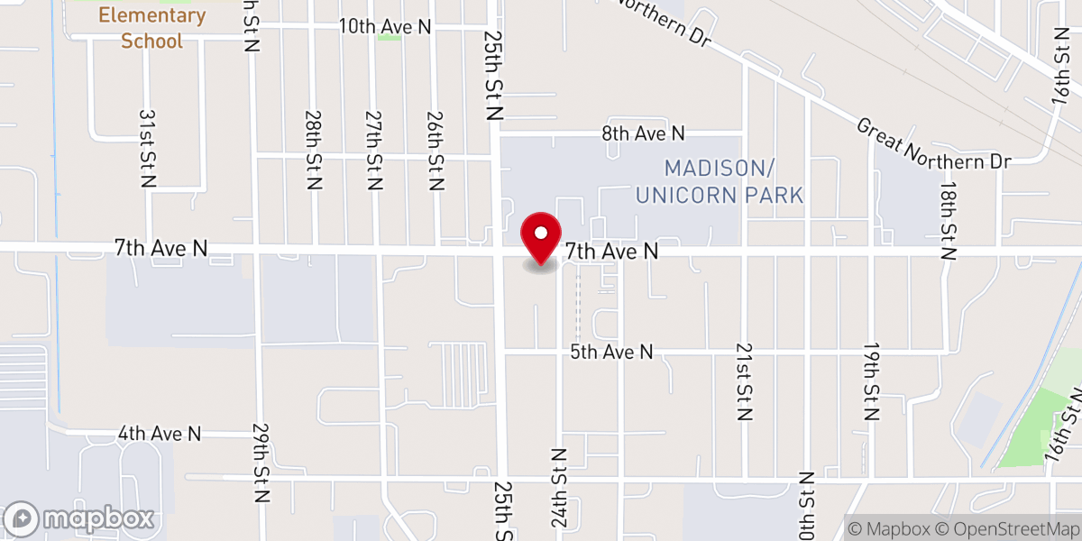 Map showing location of Life Fellowship Inc