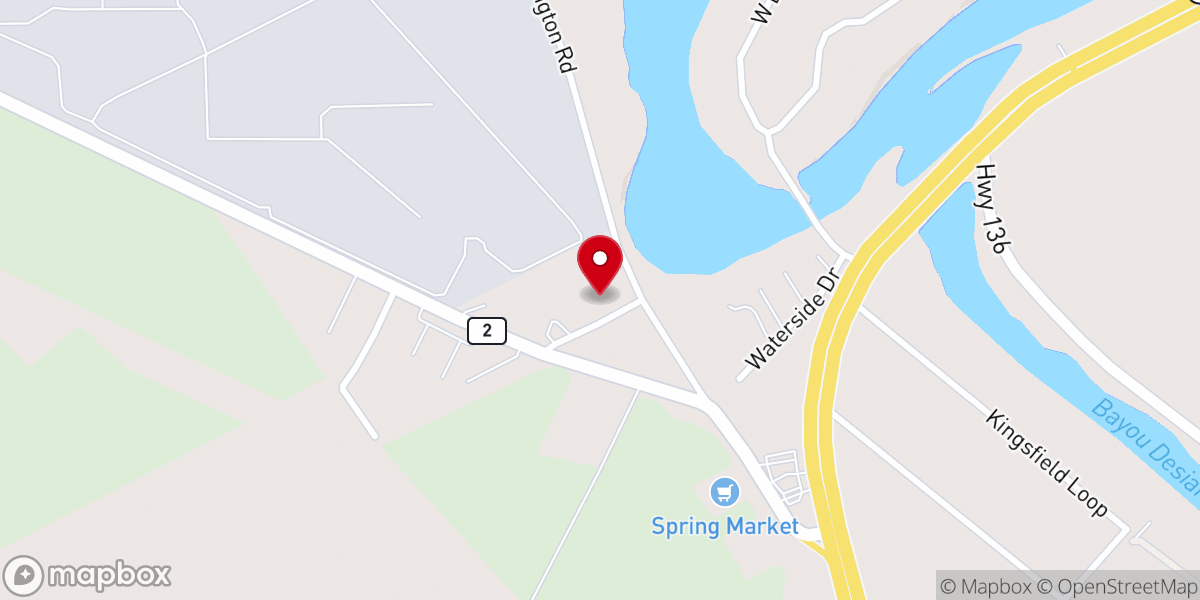 Map showing location of St Andrews United Methodist