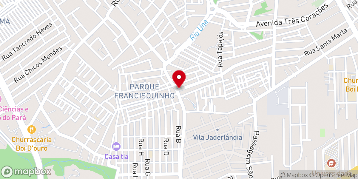 Map showing location of IEADNB - Igreja Evangélica Assembléia de Deus do Norte do Brasil (ANANINDEUA)