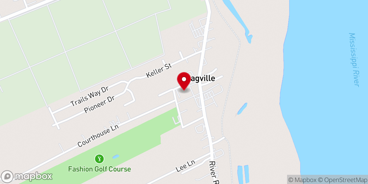 Map showing location of St. Charles Parish Government