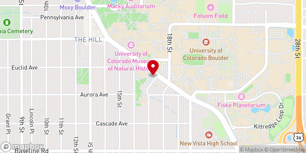 Map showing location of Bella House