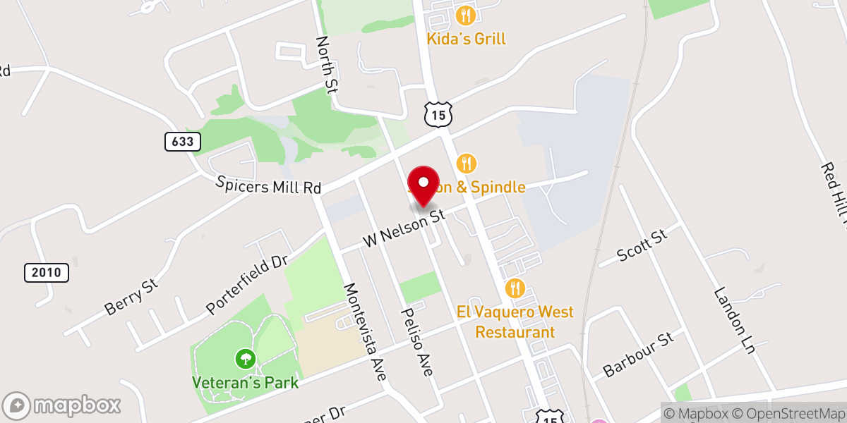 Map showing location of Orange Church of the Nazarene