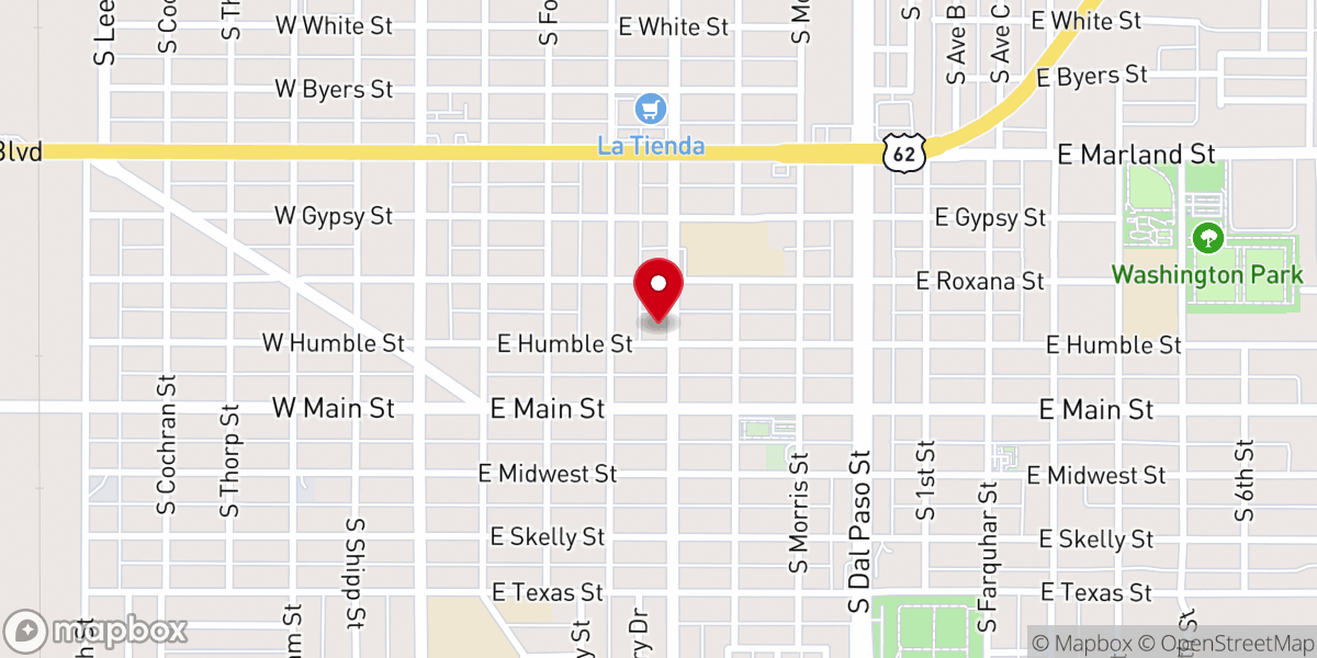 Map showing location of Worship Center