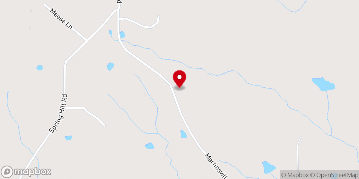 Map showing location of Zion Hill Baptist Church